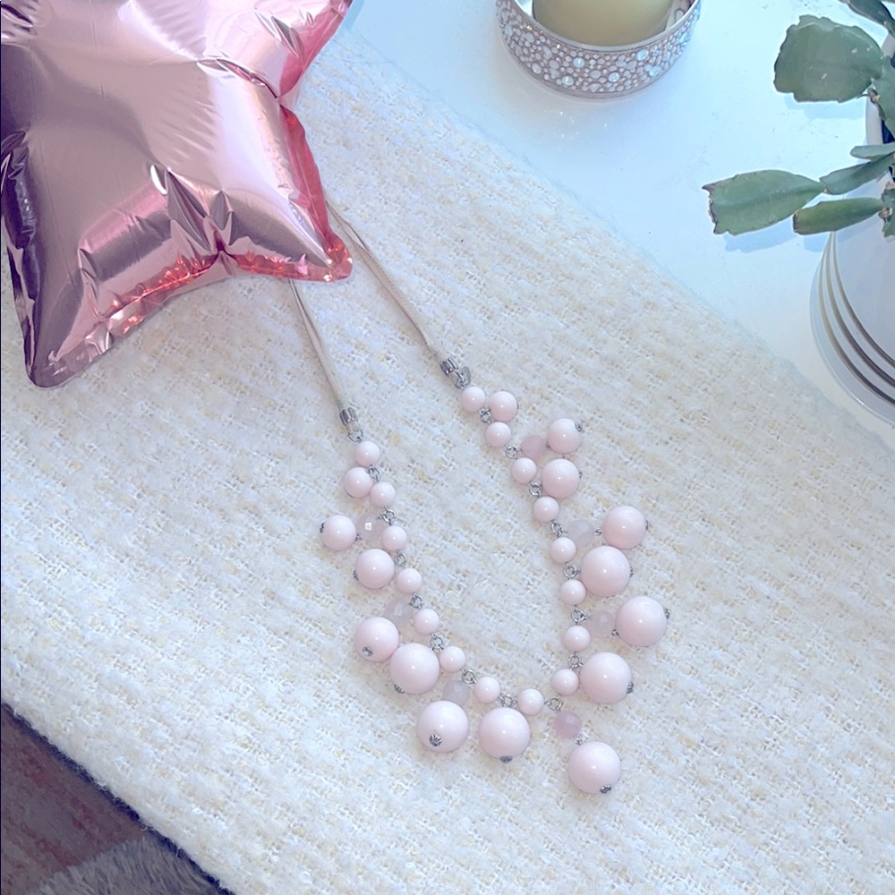 Talbots Pink Beaded Necklace